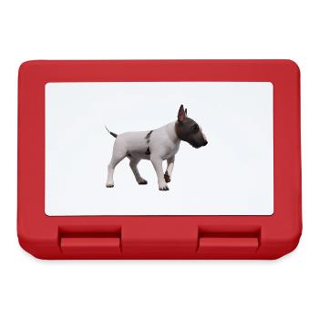 Miniature Bull Terrier - Boîte à goûter - rouge - Devant