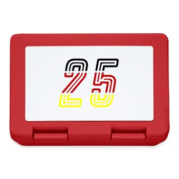 25 number symbol Germany - Lunchbox - red - Front