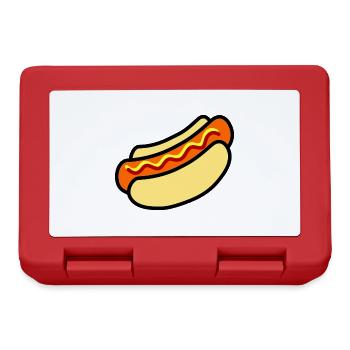 Hot dog - Lunchbox - red - Front