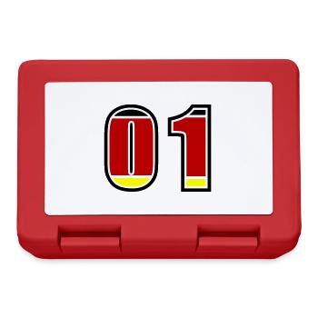 1 Nummer Deutschland Trikot - Brotdose - Rot - Vorne