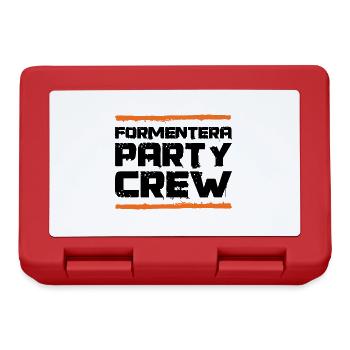 Formentera Party Crew - Brotdose - Rot - Vorne
