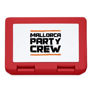 Mallorca Party Crew - Brotdose - Rot - Vorne