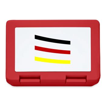Ligne Allemagne - Boîte à goûter - rouge - Devant