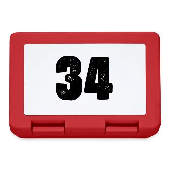 Maillot à 34 numéros - Boîte à goûter - rouge - Devant