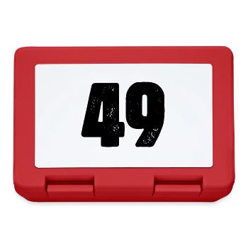 49 number jersey - Lunchbox - red - Front