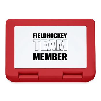 Field hockey team - Lunchbox - red - Front