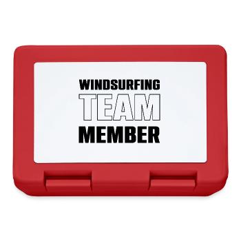 Windsurfing Team - Brotdose - Rot - Vorne
