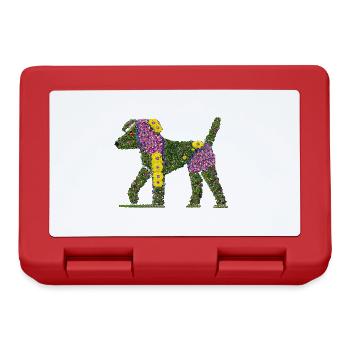 Beautiful flower dog - Lunchbox - red - Front