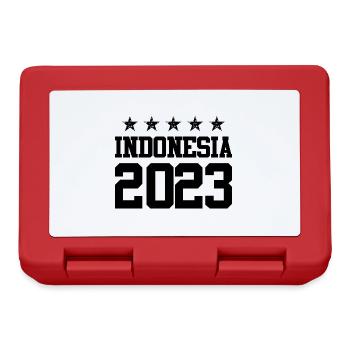 Indonesia 2023 - Lunchbox - red - Front