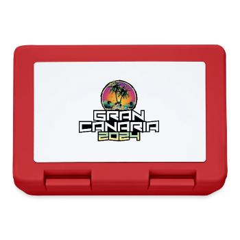 Gran Canaria 2024 Holiday Palm Trees - Lunchbox - red - Front