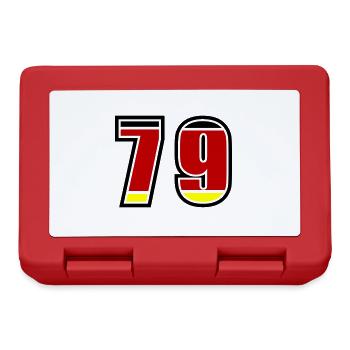 79 Number Germany Jersey - Lunchbox - red - Front