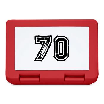 70 number jersey - Lunchbox - red - Front