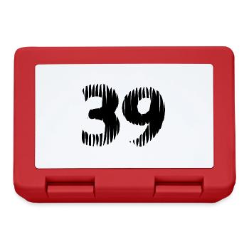 39 Number jersey - Lunchbox - red - Front