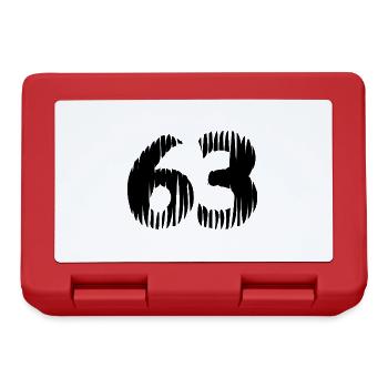 63 number jersey - Lunchbox - red - Front