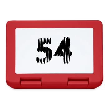 Maillot à 54 numéros - Boîte à goûter - rouge - Devant