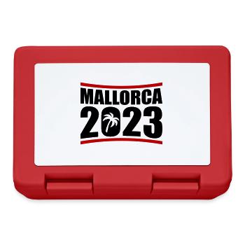 Mallorca 2023 - Lunchbox - red - Front