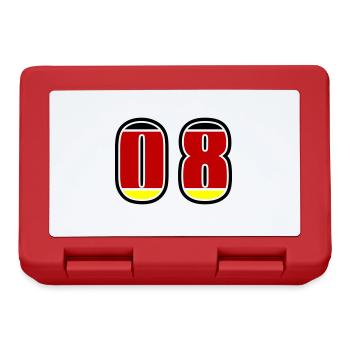 8 Number Germany Jersey - Lunchbox - red - Front