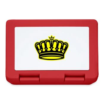 Krone Symbol King - Brotdose - Rot - Vorne