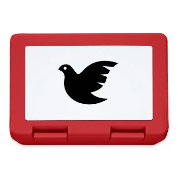 Dove symbol - Lunchbox - red - Front