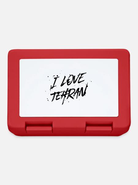 I Love Tehran - Brotdose - Rot