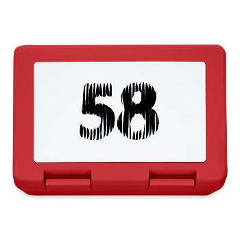 58 number jersey - Lunchbox - red - Front