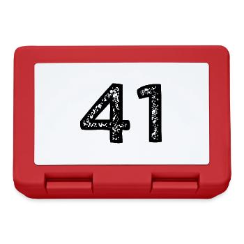 Maillot à 41 numéros - Boîte à goûter - rouge - Devant