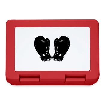 Gants de boxe Symbole Sports de boxe - Boîte à goûter - rouge - Devant