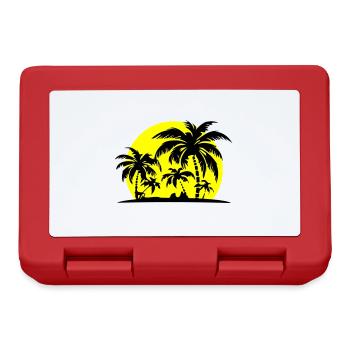 Island Summer Palm Beach - Lunchbox - red - Front