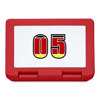 5 Number Germany Jersey - Lunchbox - red - Front