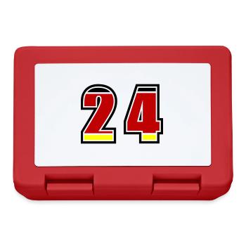 24 Number Germany Jersey - Lunchbox - red - Front