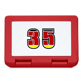 35 Number Germany Jersey - Lunchbox - red - Front