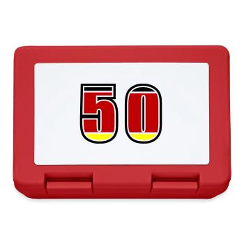 Maillot Allemagne numéro 50 - Boîte à goûter - rouge - Devant