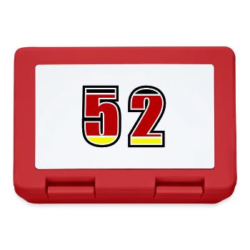 52 Numéro Allemagne Jersey - Boîte à goûter - rouge - Devant