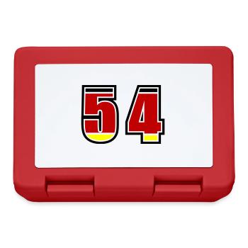 54 Number Germany Jersey - Lunchbox - red - Front