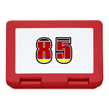 85 Number Germany Jersey - Lunchbox - red - Front