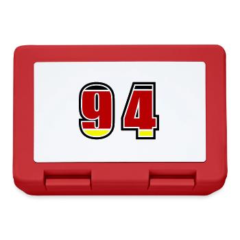 94 Number Germany Jersey - Lunchbox - red - Front