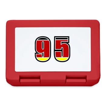 Maillot Allemagne numéro 95 - Boîte à goûter - rouge - Devant