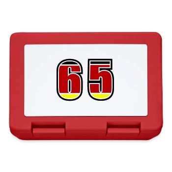 65 Number Germany Jersey - Lunchbox - red - Front