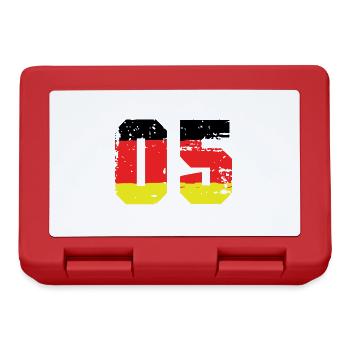 Maillot Allemagne numéro 5 - Boîte à goûter - rouge - Devant