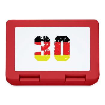 Numéro 30 Allemagne Jersey - Boîte à goûter - rouge - Devant
