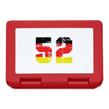 52 Numéro Allemagne Jersey - Boîte à goûter - rouge - Devant