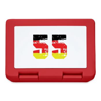 55 Number Germany Jersey - Lunchbox - red - Front