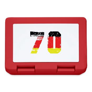 70 Number Germany Jersey - Lunchbox - red - Front