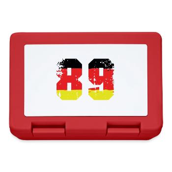 89 Number Germany Jersey - Lunchbox - red - Front
