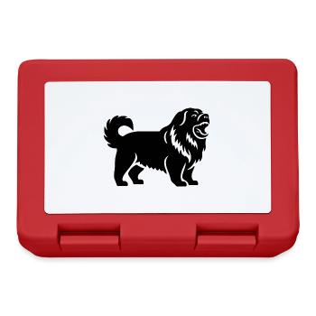 Chien Chow Chow - Boîte à goûter - rouge - Devant