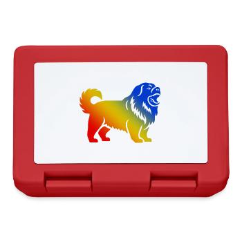Chien Chow Chow - Boîte à goûter - rouge - Devant