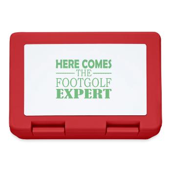 Voici l’expert en footgolf - Boîte à goûter - rouge - Devant