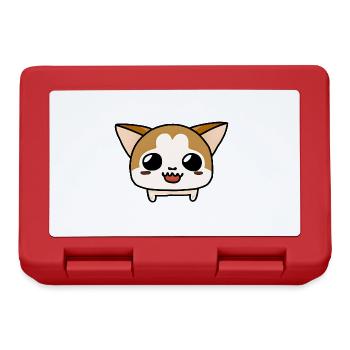 Cute Chihuahua dog - Lunchbox - red - Front