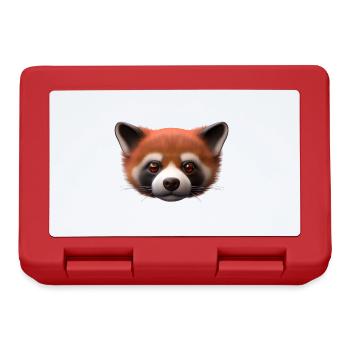 Petit panda - Boîte à goûter - rouge - Devant