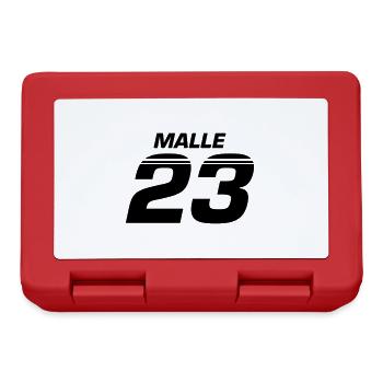 Malle 23 - Brotdose - Rot - Vorne